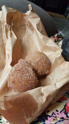 Apple cider fritters