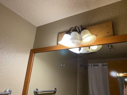 Blown bulbs in bathroom