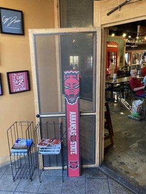 unused screen door (left side)