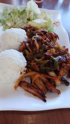 Spicy chicken teriyaki