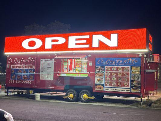 Food truck but not at Post Oak as listed