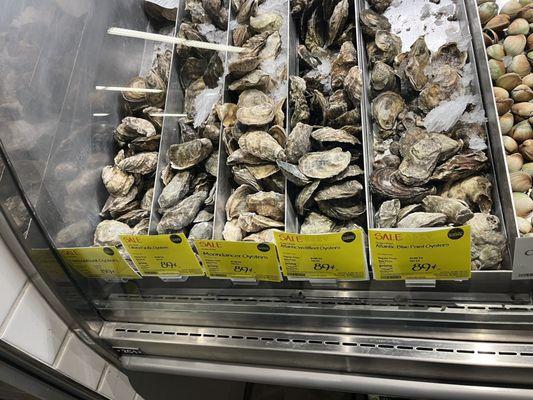 Oysters on sale! Get your zinc quota!