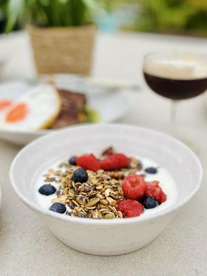 Straus organic yogurt parfait