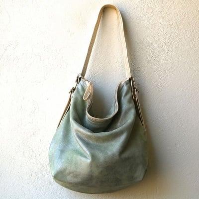 This is a picture of the bag I received today as a gift - their hobo bag.  This picture is from their website