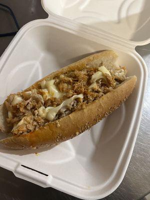 Chicken cheese steak