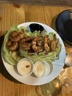 Shrimp wedge salad.