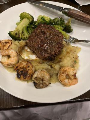 Steak and shrimp