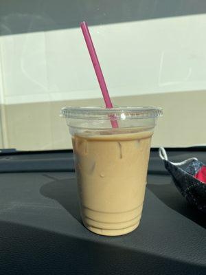 Iced oat latte