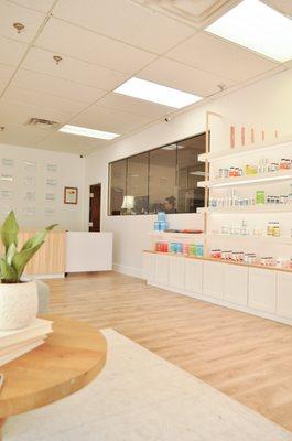 Vitamins and Supplements available in our lobby