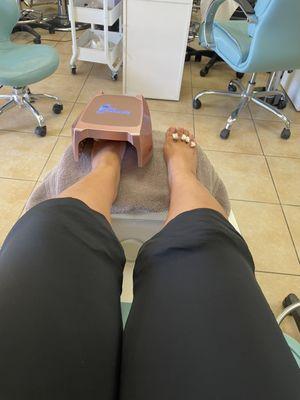 Very nice pedicure