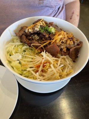 Grilled pork vermicelli bowl