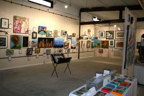 Gift Table and Local Art