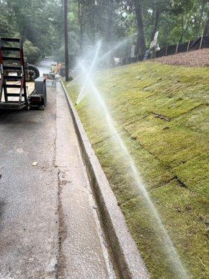 Irrigation New installation