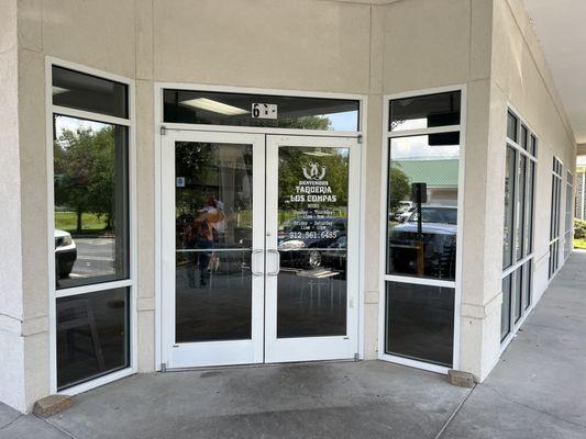 Restaurant entrance