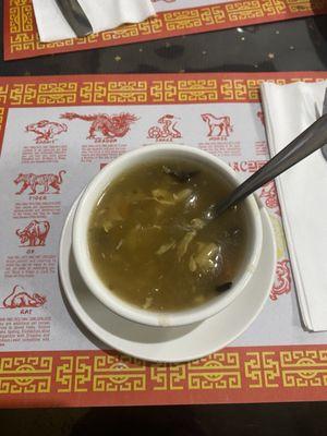 4. Hot and Sour Soup A. For 2 People Combination Dinner