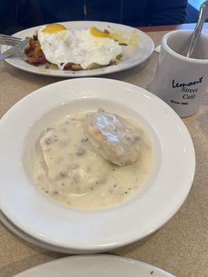 1/2 order Biscuits & Sausage Gravy