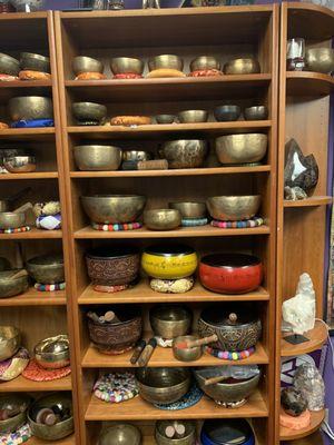 Great selection of muddier and ceremonial bowls.