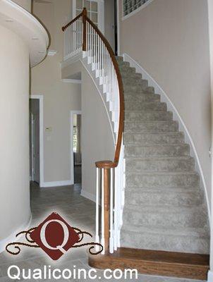 Custom Staircase- contact Dan at Qualico (817) 453-3113