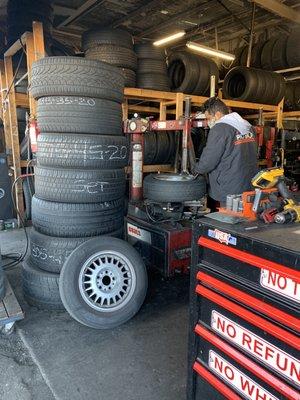 Changing my tires