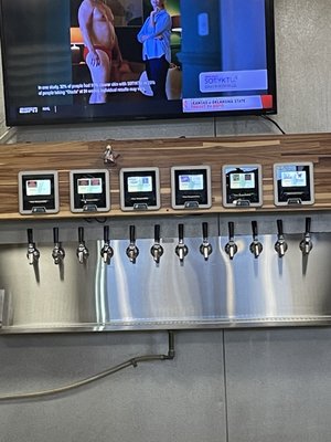 Self serve beer taps