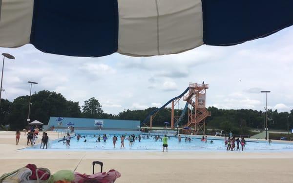 A waves day at the water park