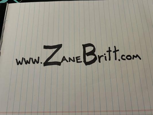 Zane's website showing pictures and old Channelside address but Zane works from home now.