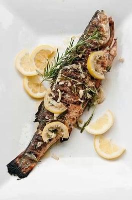 Fresh Bronzini Fish- Grilled & Served Whole