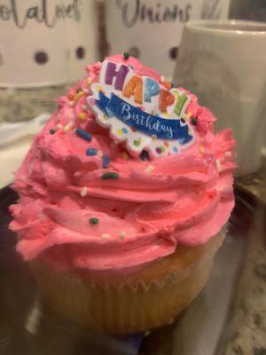 Another Birthday Cupcake  For Friday. Another Female Student.