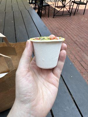 $7 cup of guac lol