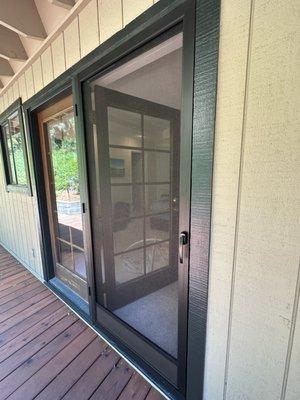 New exterior screen door!