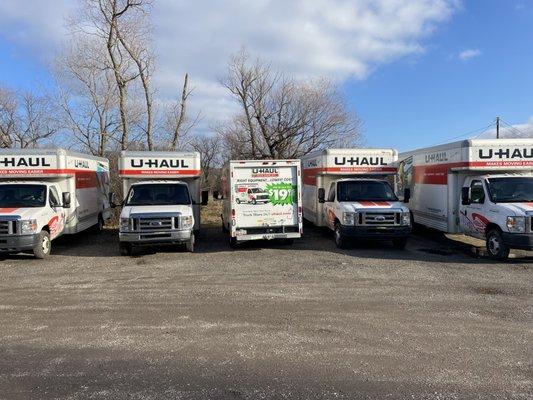 U-Haul Truck and Trailer rentals.