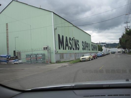 Masons Supply Company, from street