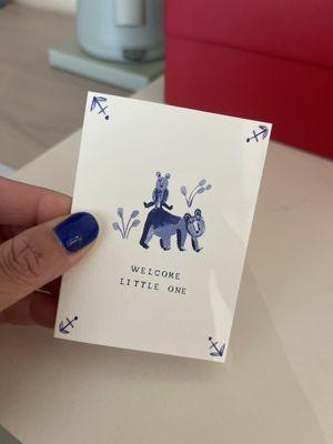 Sweetest little mini card