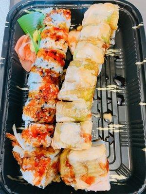 Shrimp Tempura Roll & Tokyo Roll