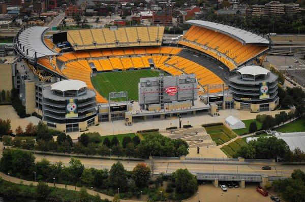 Aerial Shot of Heinz Field - home to Pittsburgh Steelers