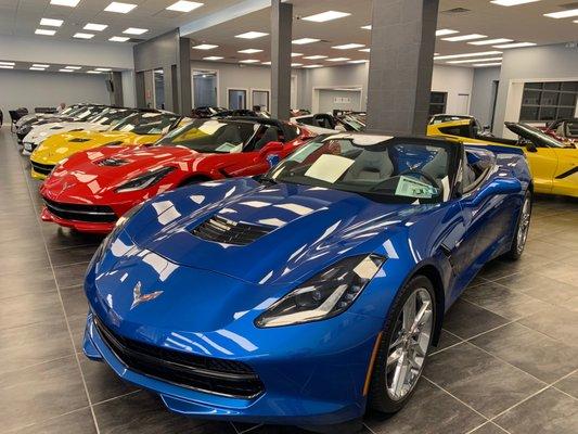 75 Corvettes available!