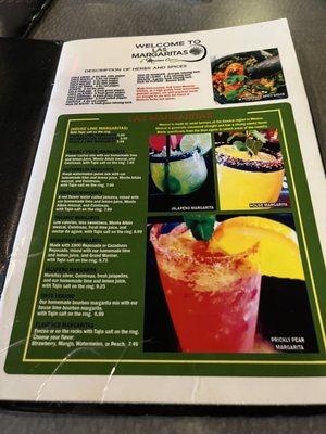 Menu inside