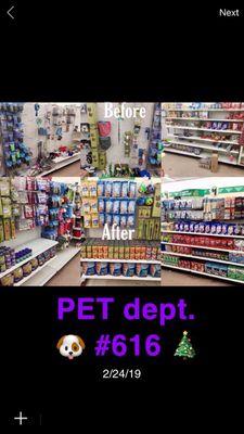 Pet department