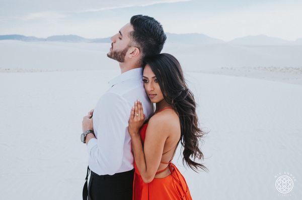 White Sands, New Mexico - Engagement Shoot