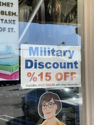 Military discount