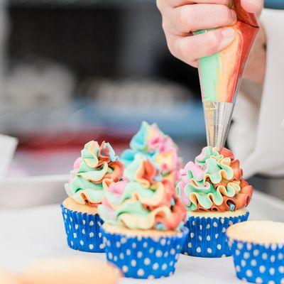 Custom colorful cupcakes | The Cake House Smithfield