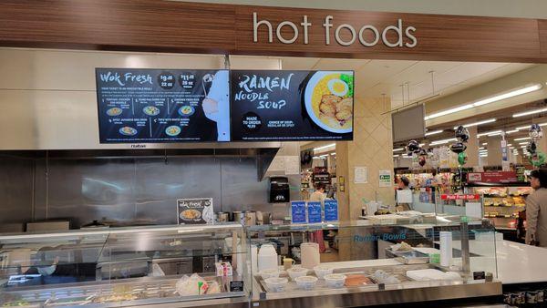 Hot foods bar that replaced gelateria