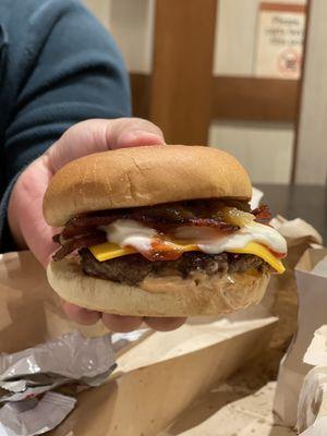 Maple Onion Burger