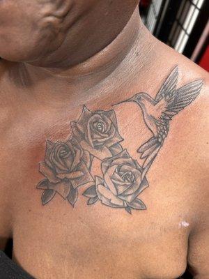 Hummingbird tattoo