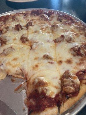 Sausage pizza