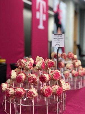 Themed desserts for T-Mobile