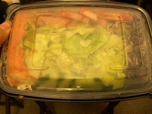 Side salad to go