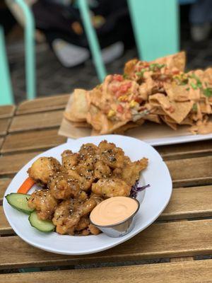 Sesame cauliflower wings