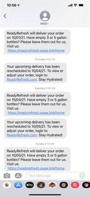 Order being delayed