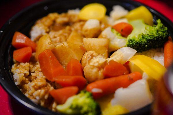 Vegetable Curry Rice Bowl